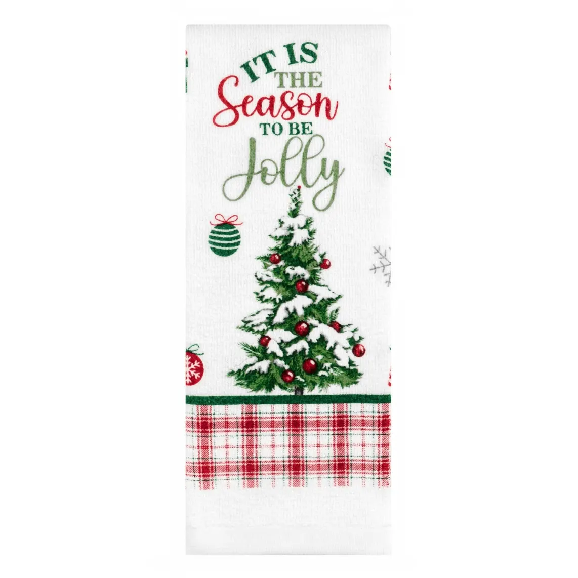 სამზარეულოს პირსახოცი Ardesto Kitchen towel set Christmas Tree 38x63cm, 2pcs, 100% cotton, green