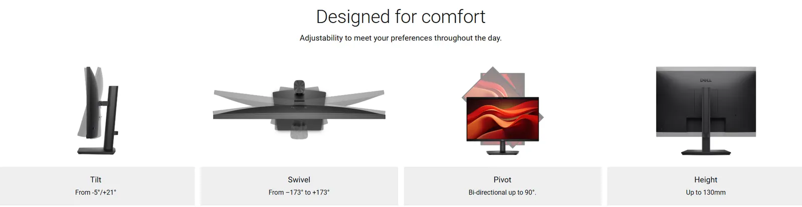 DELL Pro E2426HB 24 Video Conferencing FHD Monitor