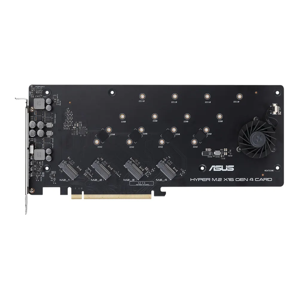 ASUS PCIe Hyper M.2 X16 PCIe 4.0/3.0 X4 Expansion Card GEN 4
