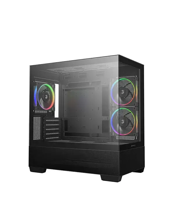 ქეისი Deepcool, CG380 3F, CASE, Black.