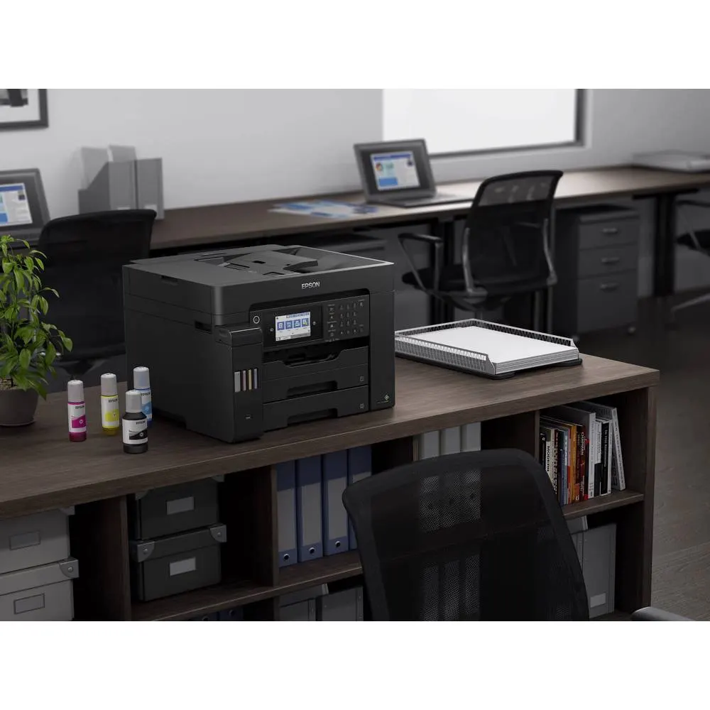 პრინტერი Epson C11CH71404 L15160 CIS, MFP, A3, WiFi, LAN, USB, Black