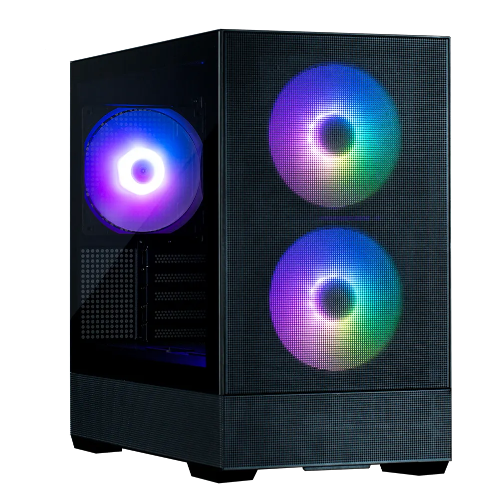ქეისი Zalman PC case P30 Air without PSU, 1xUSB3.0, 1xUSBType-C, 3x140mm ARGB, VGA 392mm, LCS ready, TG Side Panel, mATX, black