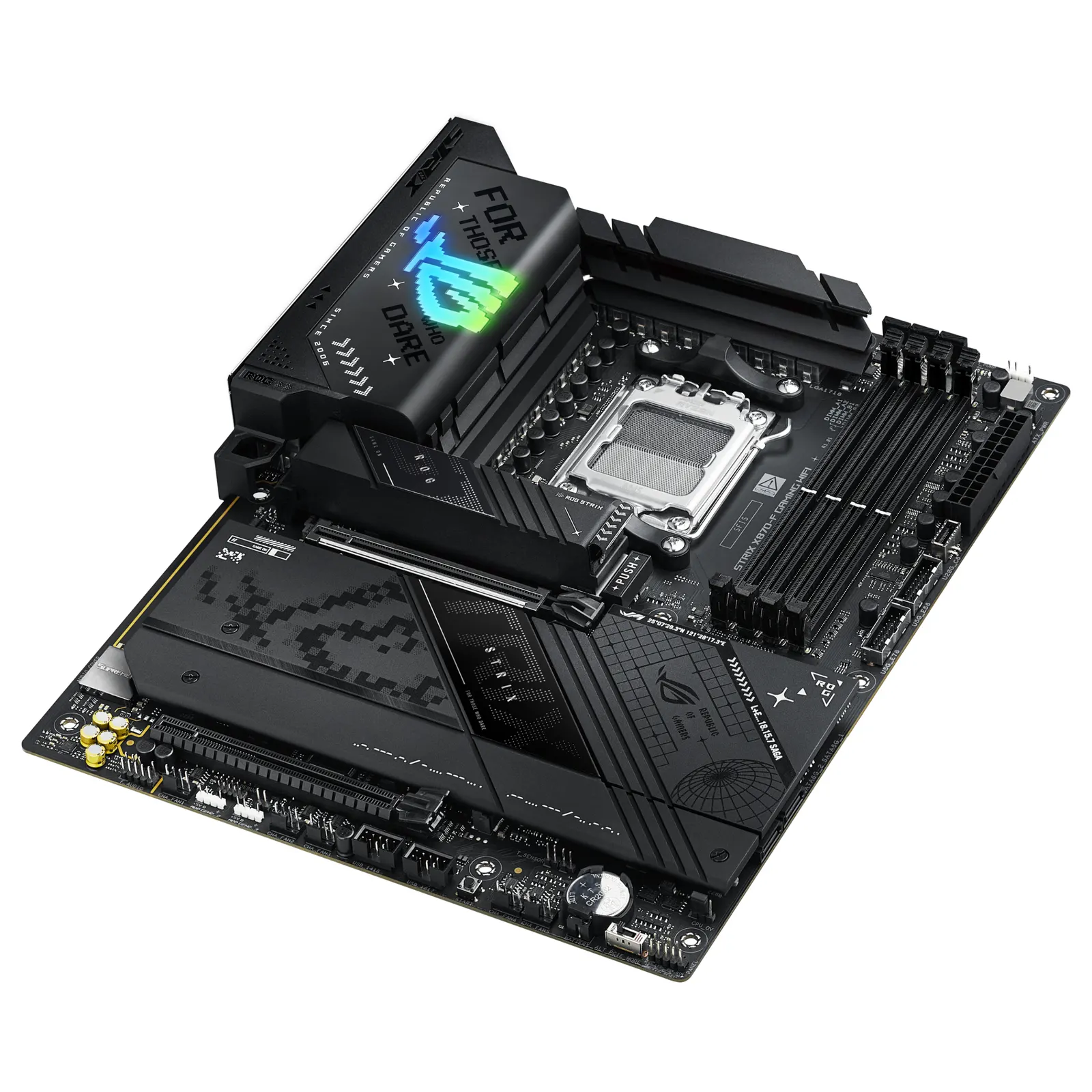 ASUS Motherboard ROG STRIX X870-F GAMING WIFI sAM5 X870 4xDDR5 M.2 HDMI DP WiFi BT ATX
