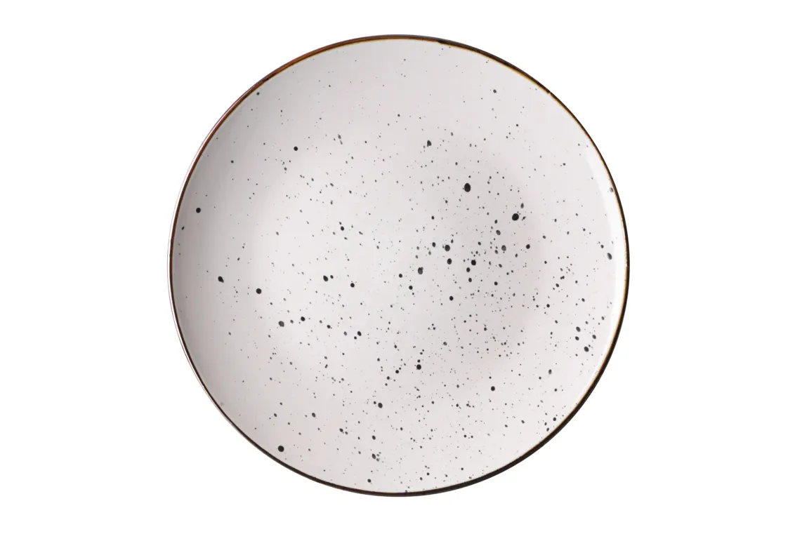 თეფში Ardesto Dinner plate Bagheria Bright white, 26cm, ceramics, white