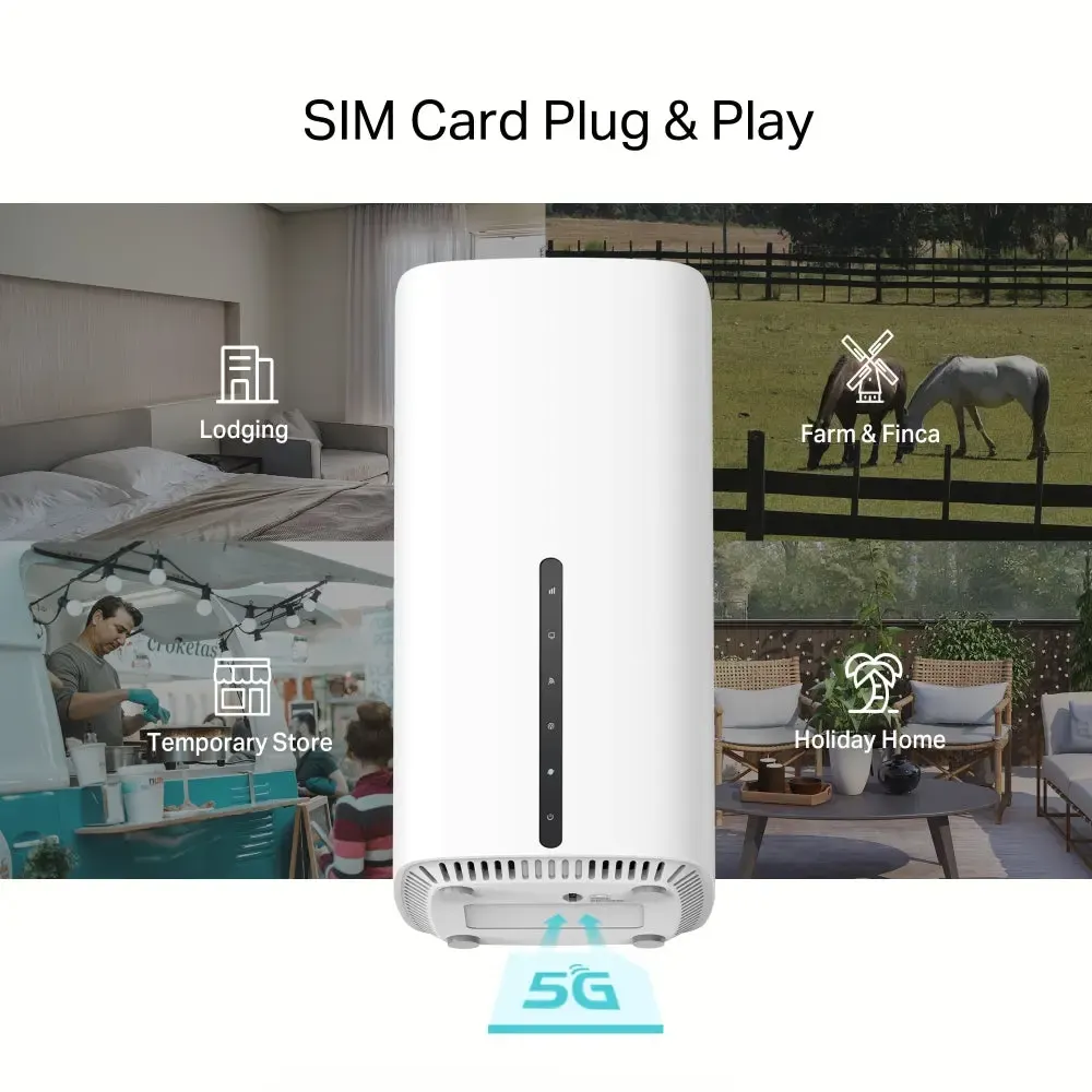 TP-Link, Archer NX200, Router 5G Nano SIM AX1800 Wireless Dual-Band Gigabit Router