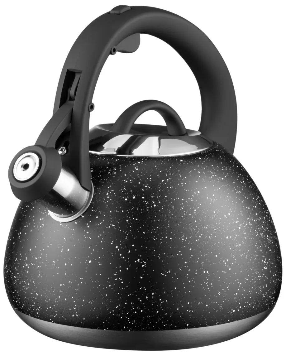 ჩაიდანი Ardesto Kettle Gemini, 2.5l, stainless steel, black