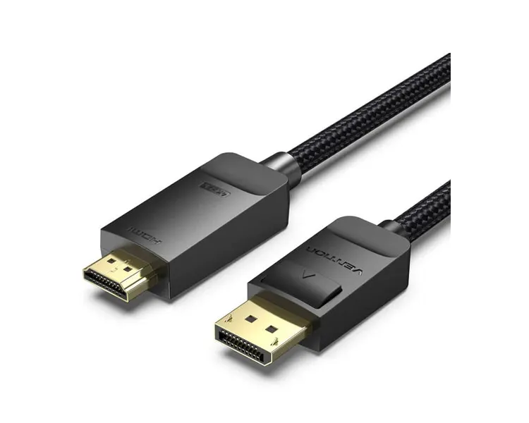 კაბელი Vention HFKBG 4K/60Hz DP to HDMI Cable 1.5m Black