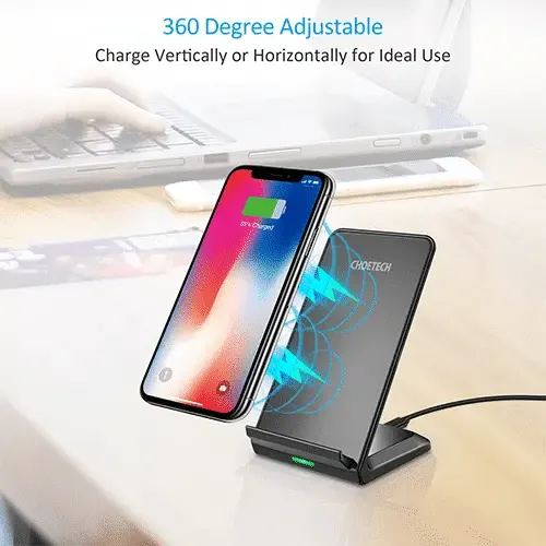 Choetech T524-S 10W Fast Wireless Charging Stand