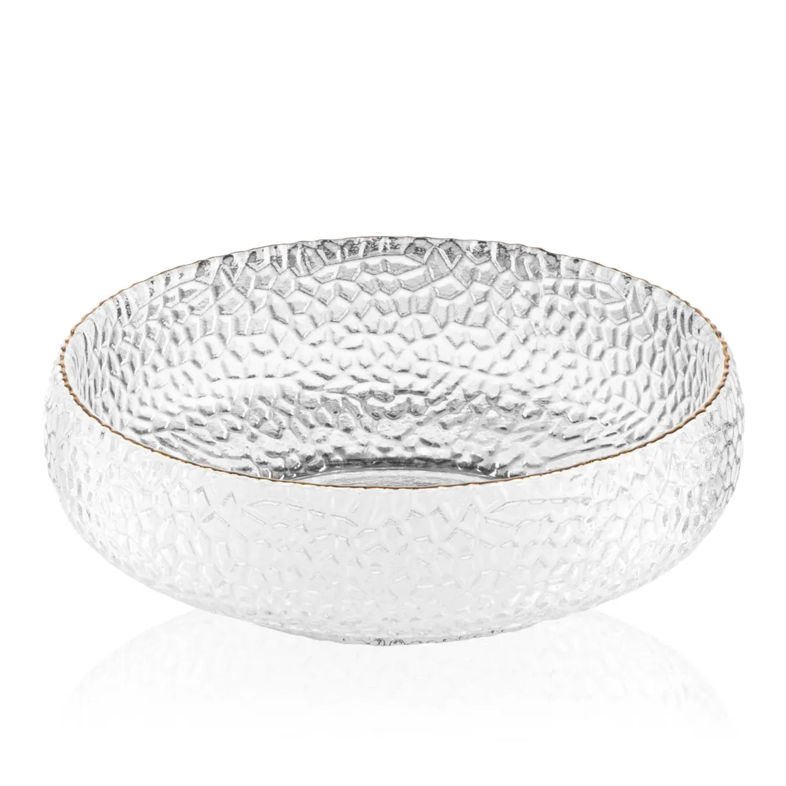 ჯამი Bowl ARDESTO Dew, 15.4cm, glass, transparent