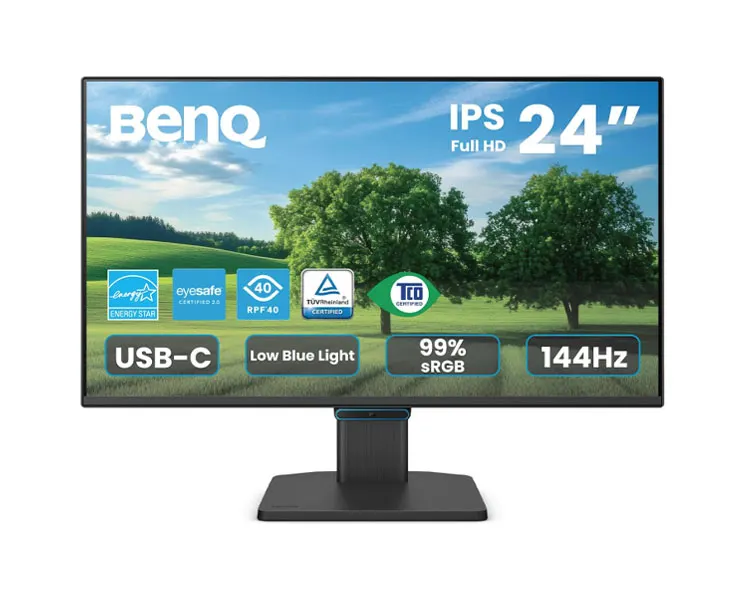 მონიტორი BenQ GW2490C 23.8" FHD IPS 144Hz 5ms HDMI USB-C DP Black