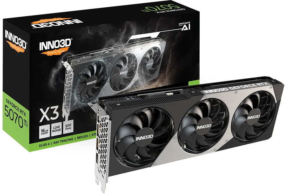 INNO3D GeForce RTX™ 5070 Ti X3 16GB X3 OC GDDR7