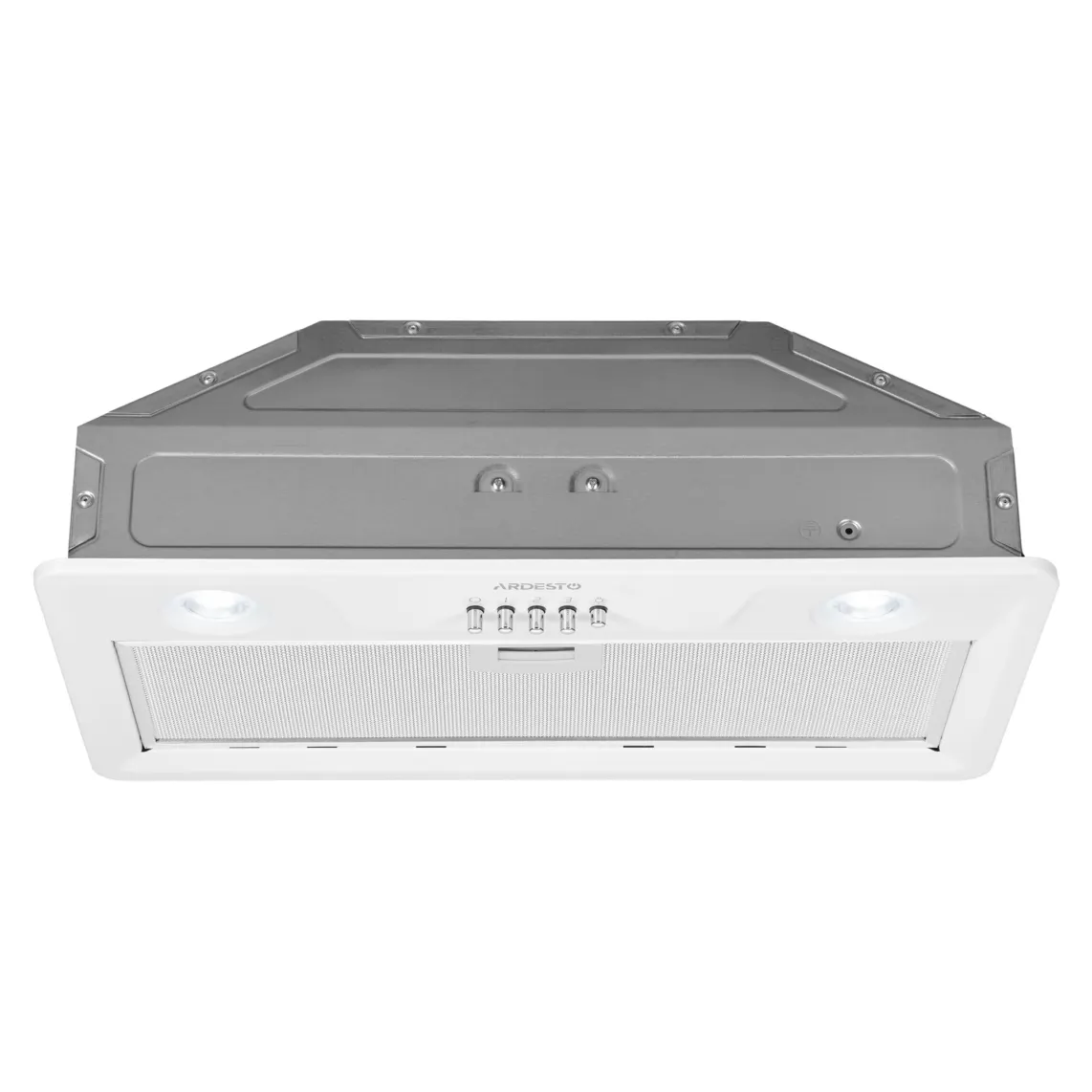 გამწოვი ARDESTO Hood integrated HFI-F700MW, 52cm, 450m3h, metal, 2x1W LED, button, white