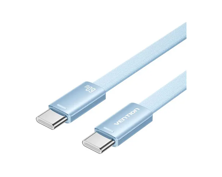 კაბელი Vention TRZSF USB 2.0 Type-C Cable 1m Blue Aluminum