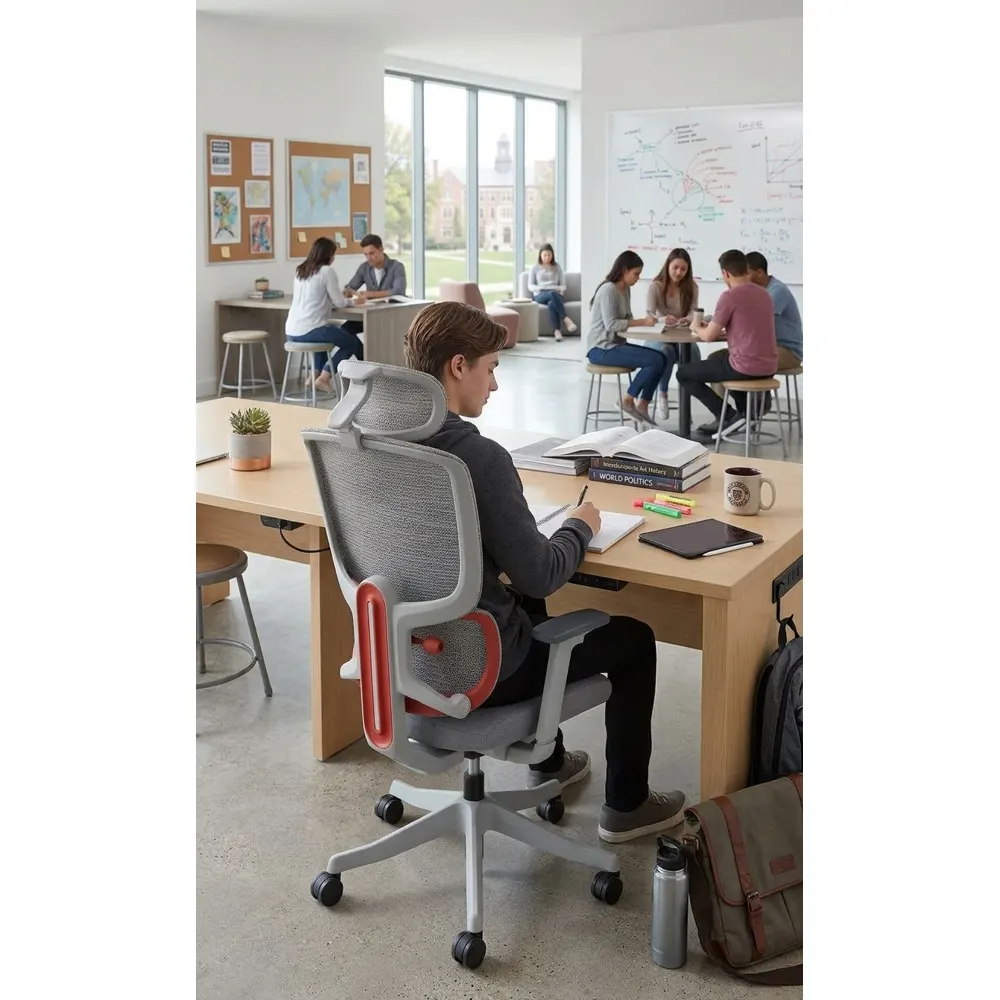 საოფისე სავარძელი ALLX ERGO X7-AIR-G Executive Office Chair Grey