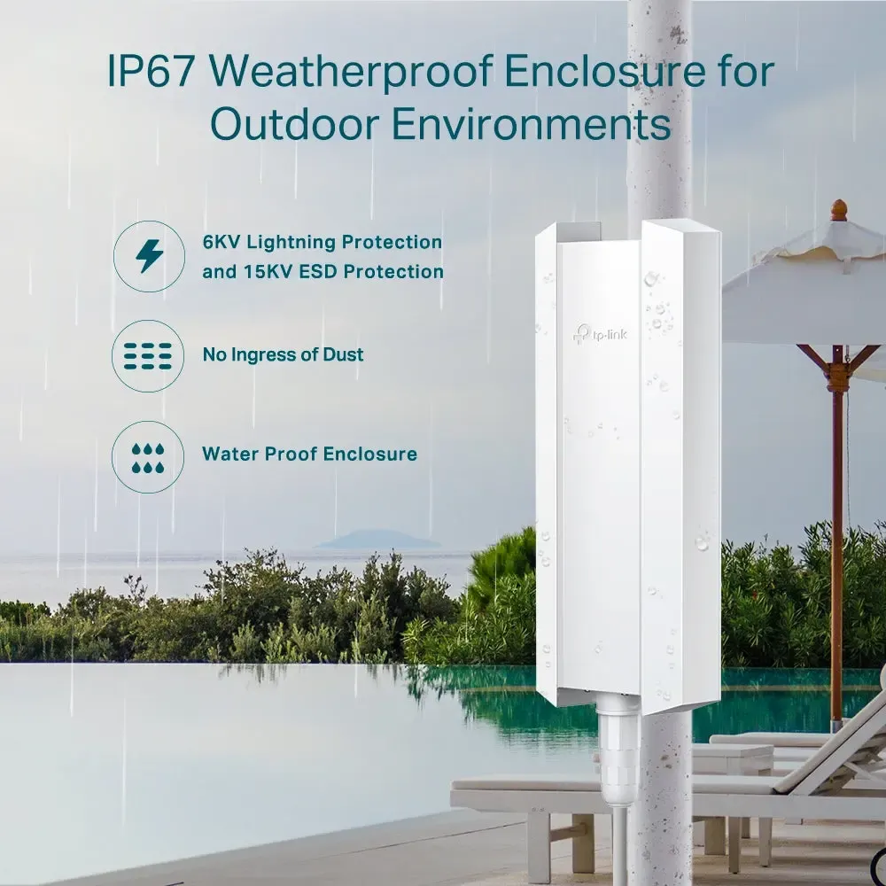TP-Link, EAP610-Outdoor, AX1800 Indoor/Outdoor
