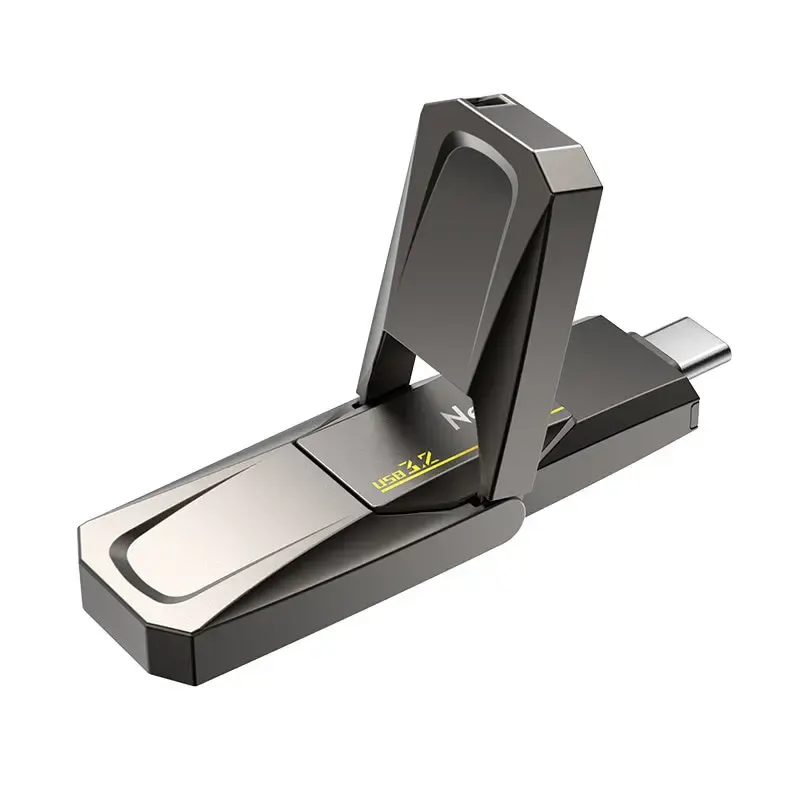 NETAC, US5, External SSD, 1TB, USB3.2+TypeC Solid State Flash Drive,up to 550MB/500MB/s.