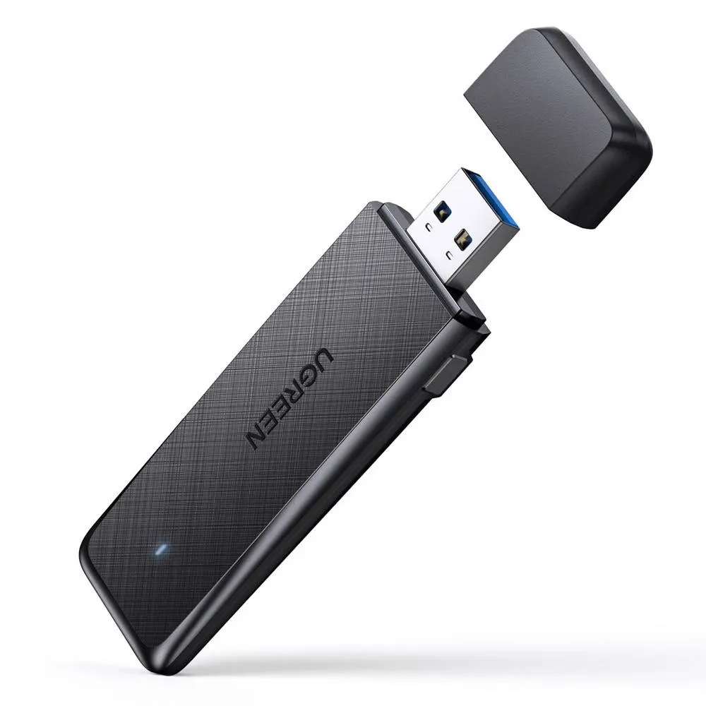 Wifi ადაპტერი UGREEN CM492 (50340) AC1300 Wireless Network Adapter, USB 3.0, 1300Mbps, Black