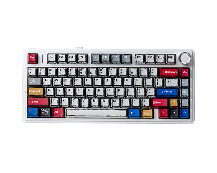კლავიატურა AULA F75 Wireless Mechanical Keyboard Comics Keycap (Reaper Switch)