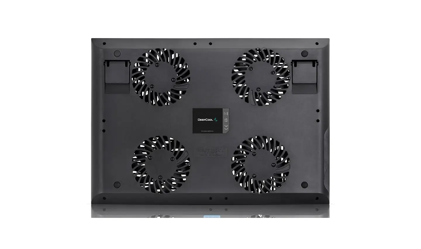 ნოუთბუქის სადგამი MULTI CORE X8, Deepcool, Notebook cooler Up to 17 Pure Aluminum Panel,4*10cm Fans,2 Viewing Angles381X268X29mm