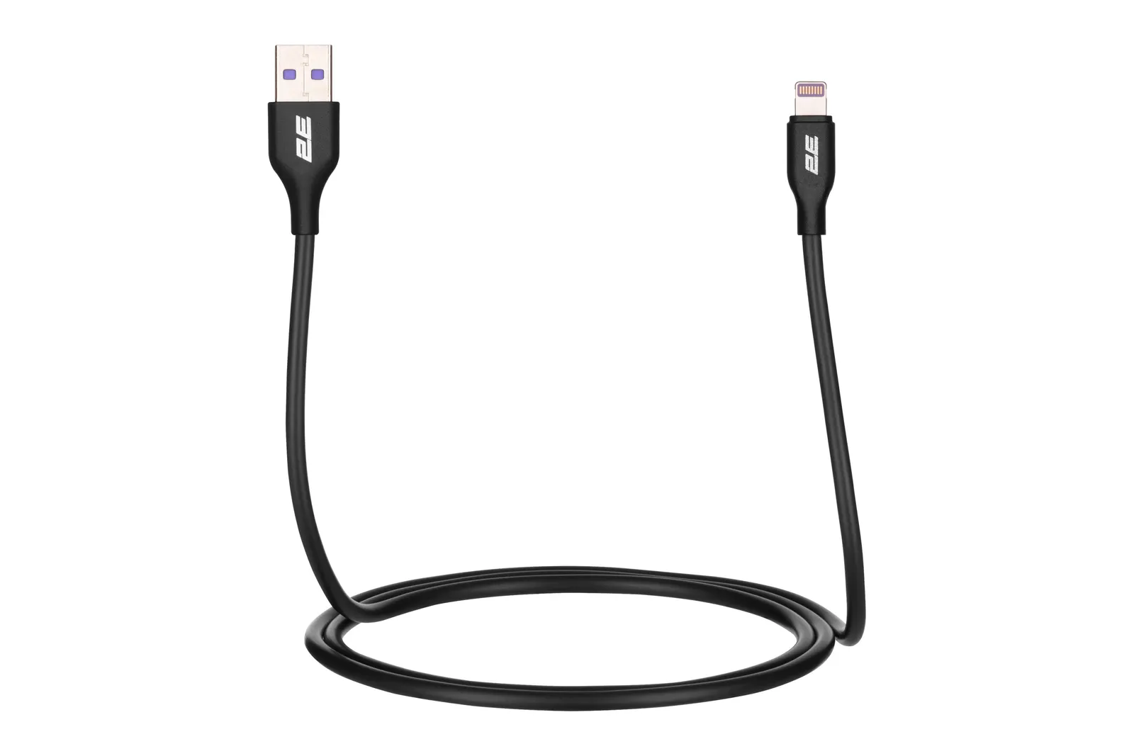 2E Cable USB-A - Lightning Glow 1m Black