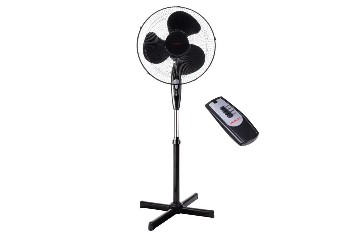 ვენტილატორი Floor fan ARDESTO, 40cm, 45W, remote control, black
