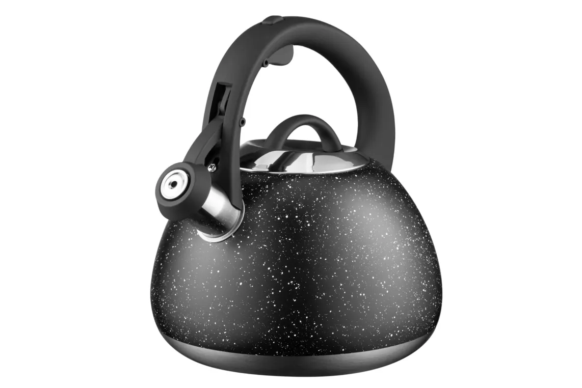 ჩაიდანი Ardesto Kettle Gemini, 2.5l, stainless steel, black