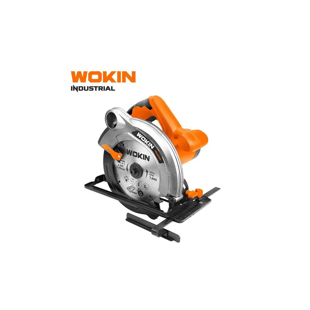 დისკური ხერხი Wokin 787313, 1300W, 5000Rpm, 185mm, Circular Saw, Black/Orange