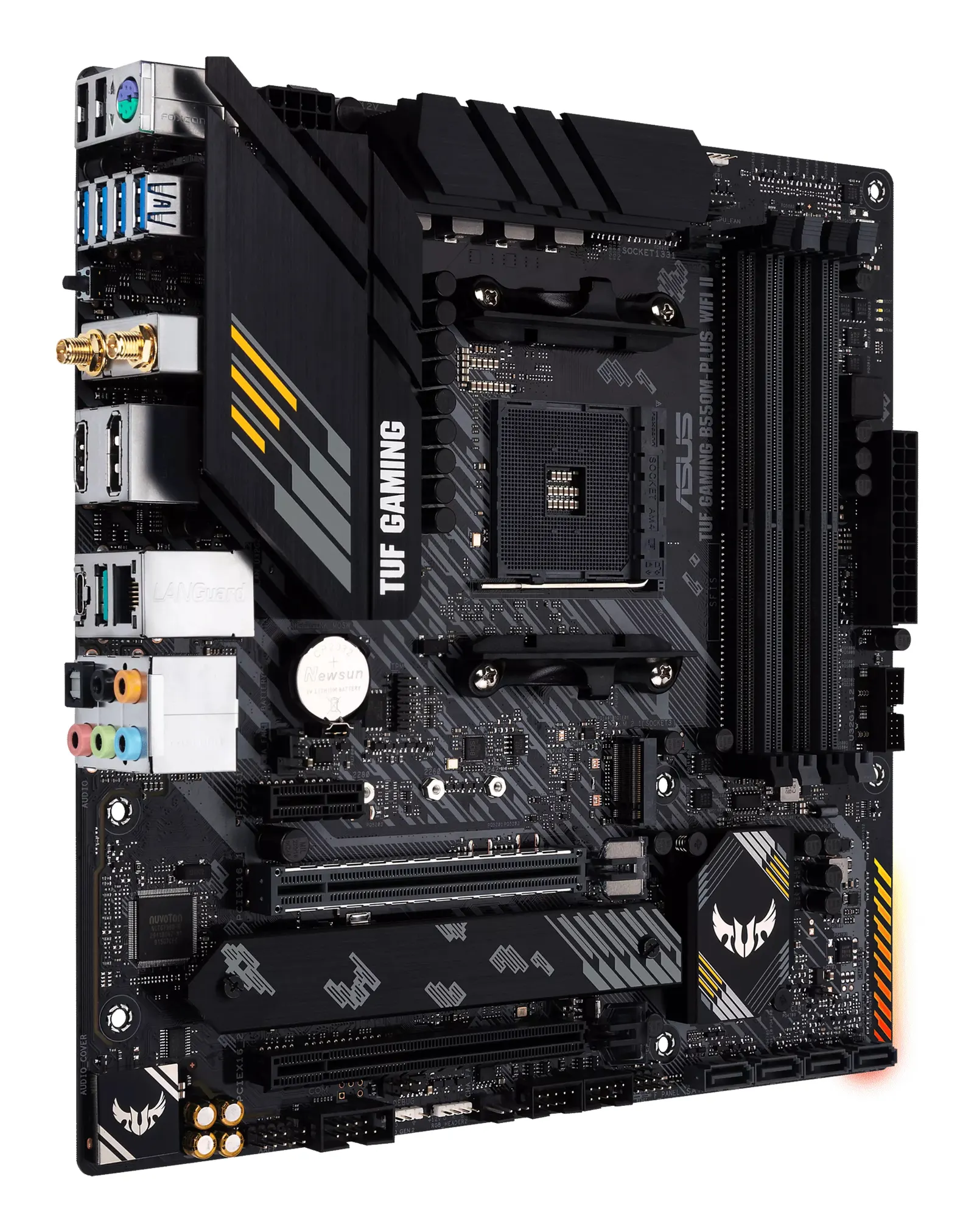 დედაპლატა ASUS Motherboard TUF GAMING B550M-PLUS WIFI II sAM4 B550 4xDDR4 M.2 HDMI DP Wi-Fi BT mATX
