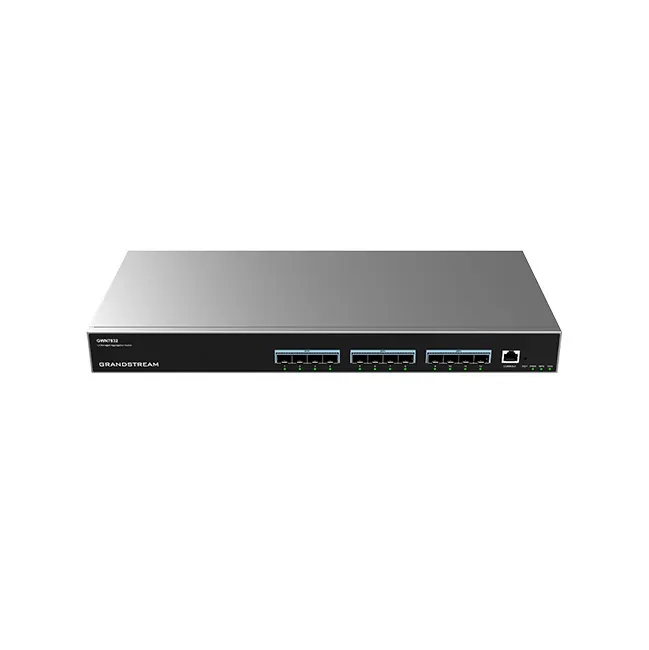 სვიჩი Grandstream GWN7832, Layer 3 Managed Network Switch, 12x SFP+, optional redundant PSU