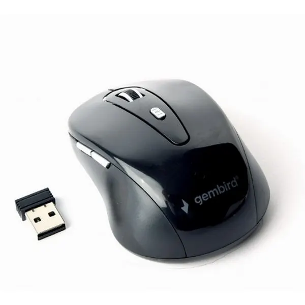 მაუსი Gembird MUSW-6B-01 Wireless Black