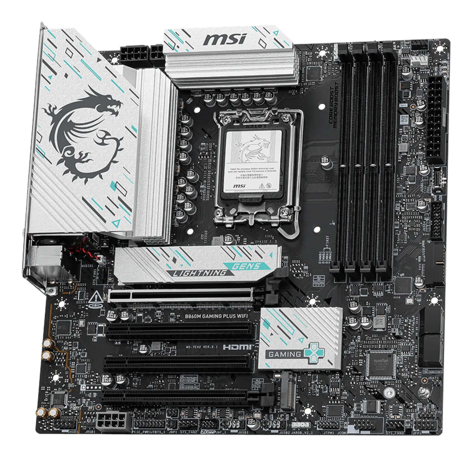 დედაპლატა MSI B860M GAMING PLUS WIFI LGA1851