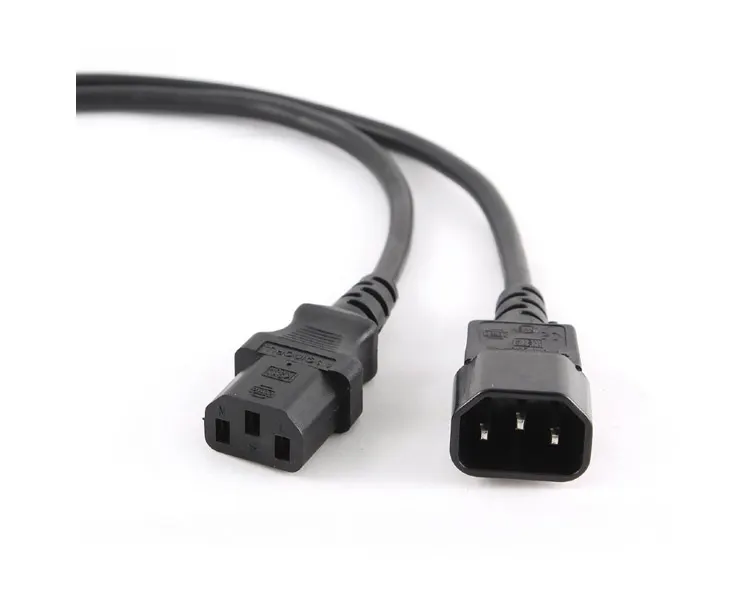 დენის კაბელი UPS Gembird PC-189-VDE-3M Power cord (C13 to C14) VDE approved 3m