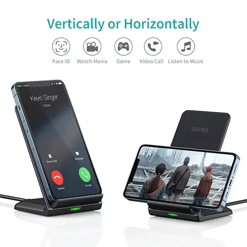 Choetech T524-S 10W Fast Wireless Charging Stand
