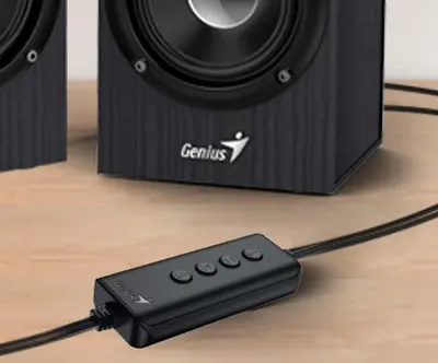 დინამიკი Genius, SP-HF385BT Bluetooth Speaker Black Gray