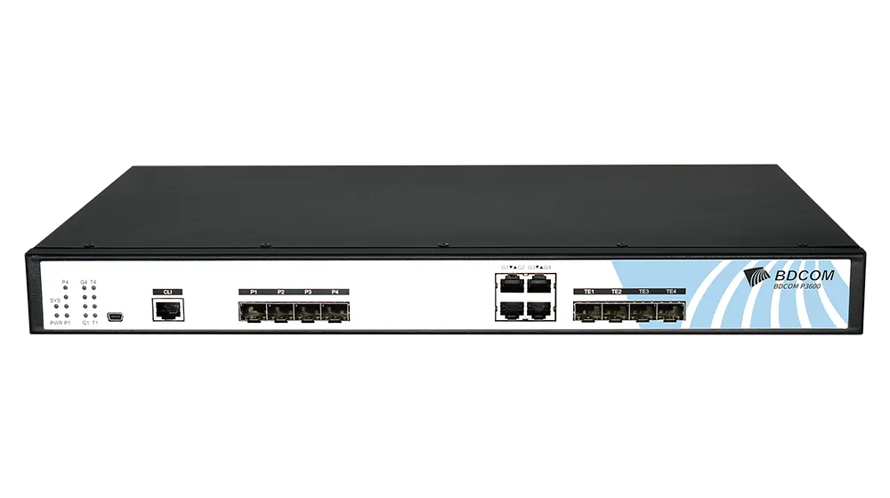 4 პორტიანი GEPON OLT - P3600-04, BDCOM