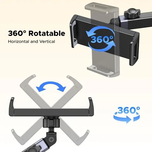 ტელეფონის სამაგრი LP904, UGREEN, Holder, ar Headrest Tablet Holder, Black/Grey.