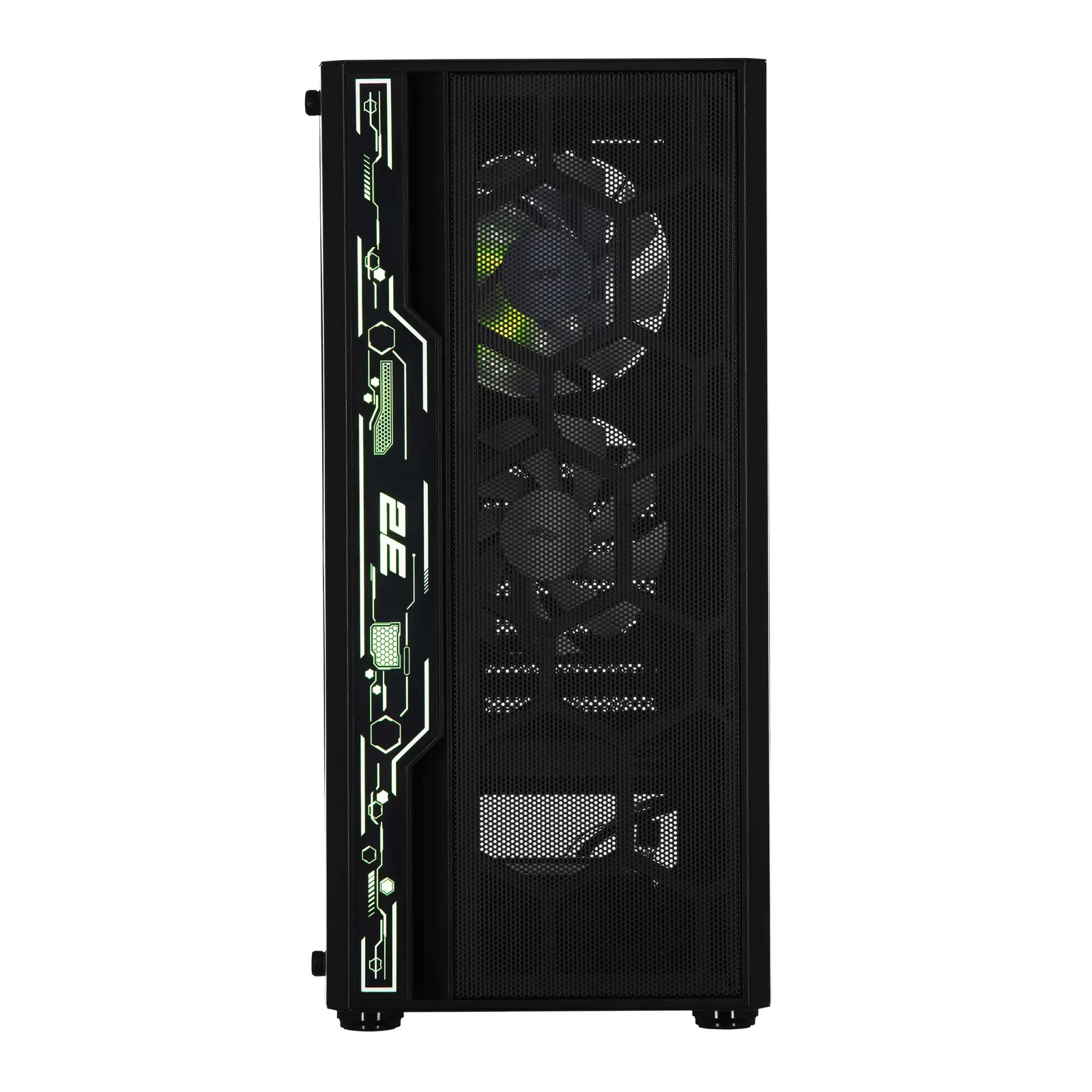 ქეისი 2E GAMING Computer case SPERO (G2052), MidT, 2xUSB2.0,1xUSB3.0, 1x120mm ARGB+strip,TG (side panel),without PSU,black
