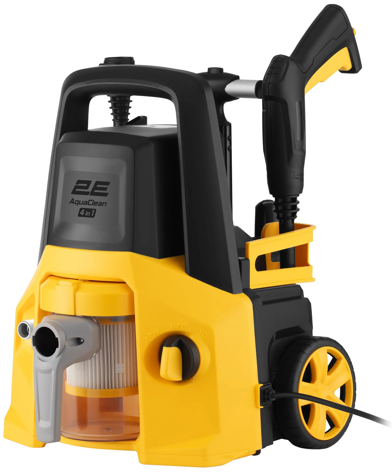 წნევით სარეცხი 2E High pressure washer 2E AquaClean 4in1 1600W 130bar 480l/h hose 8m 11kg