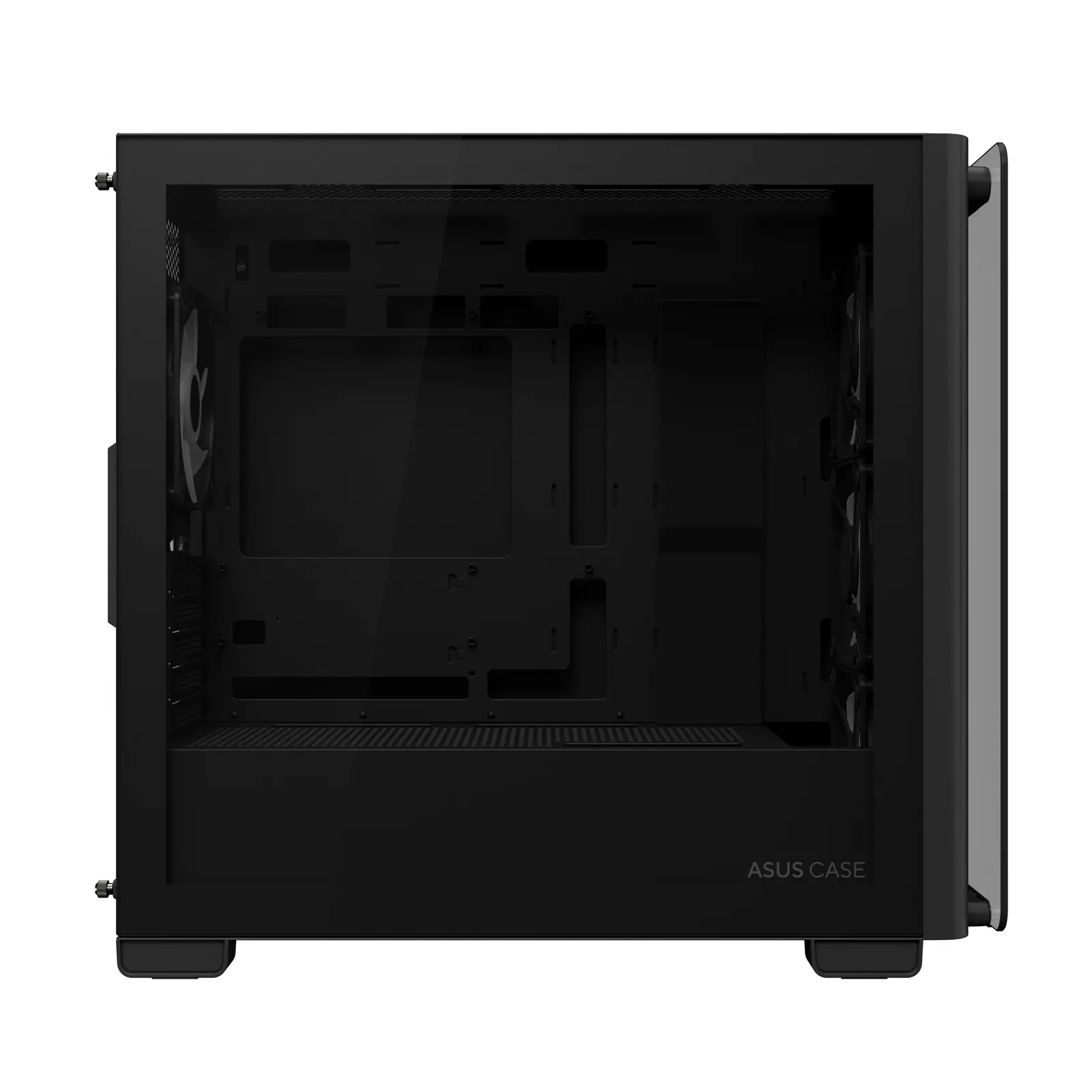 ASUS A23 PLUS TG ARGB – Micro Tower | mATX/Mini-ITX | TG | 4×120mm ARGB Fans | GPU 380mm | CPU Cooler 165mm | 360mm Radiator | Black