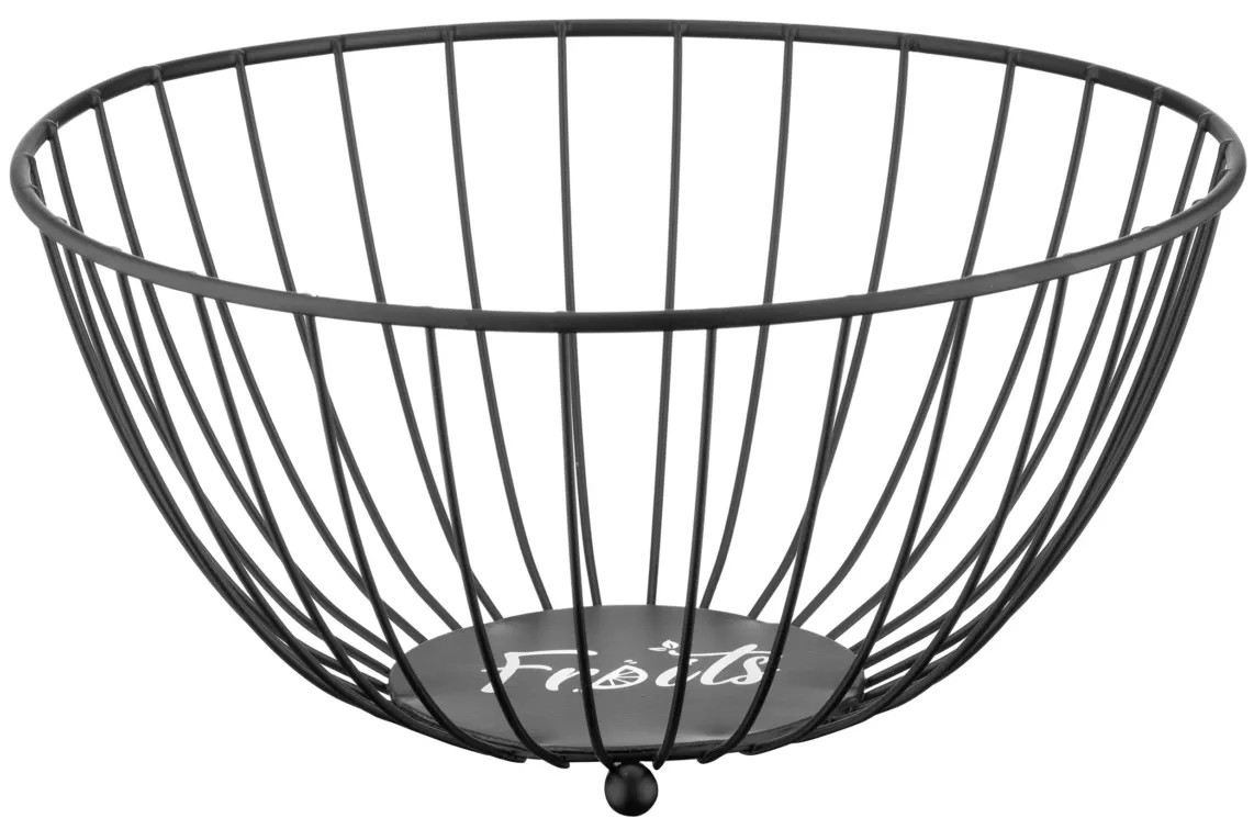 Ardesto Basket Midori 28x28x13cm, metal, black