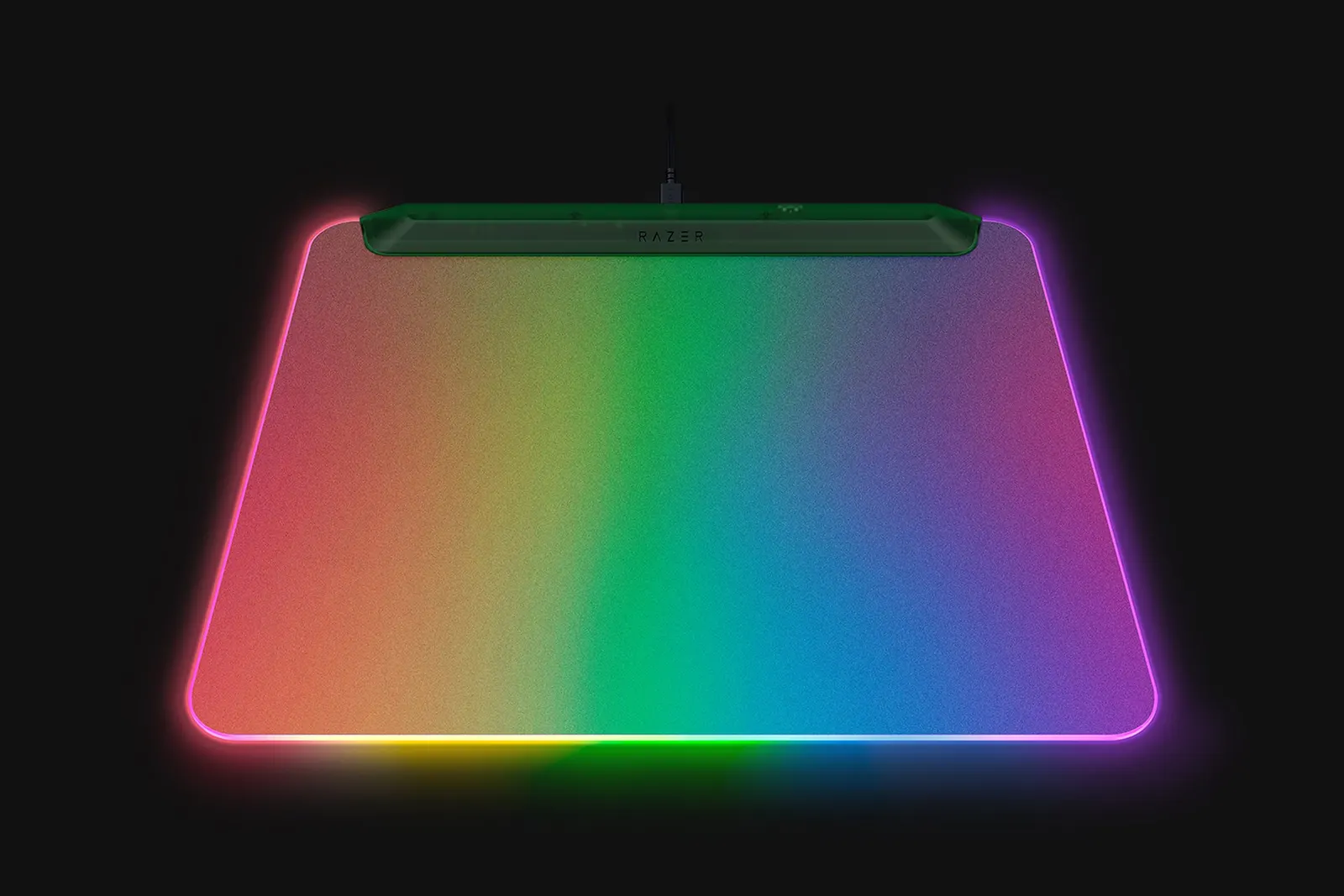 მაუს პადი Razer Mouse Pad Firefly V2 Pro, M (360x278x4.6mm), RGB, Phantom Green Ed