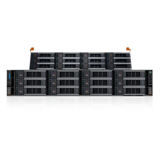 სერვერი DELL PE R760XD2/ 28x3.5/ 1x4510/ 1x32GB 5600MT/s/ 25x16TB 7.2K/ H755/ 2x1GbE/ iDRAC9, Ent/ Rails/ 2x1100W/ 3YW w/o HDD