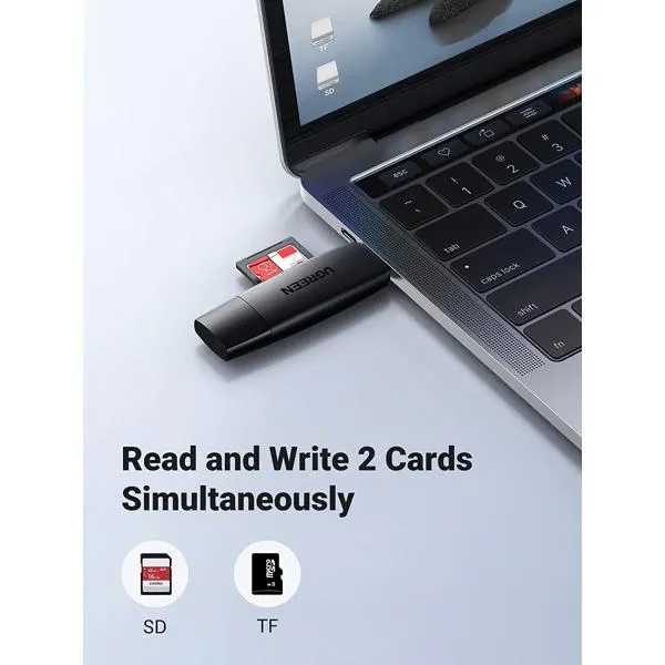 CM304 (80191), UGREEN, Card Reader, USB-C / USB 3.0 CARD READER.