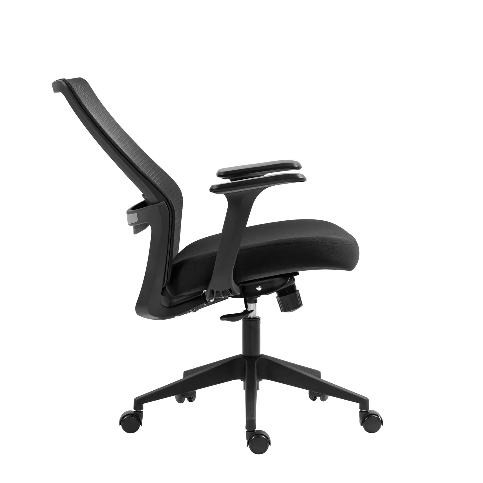 გეიმერული სავარძელი 2E Office Chair OC140, fabric, fixed armrests, black