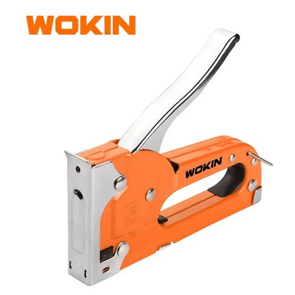 სტეპლერის თოფი Wokin 217108, 4-8MM, Medium Duty Staple Gun, Orange