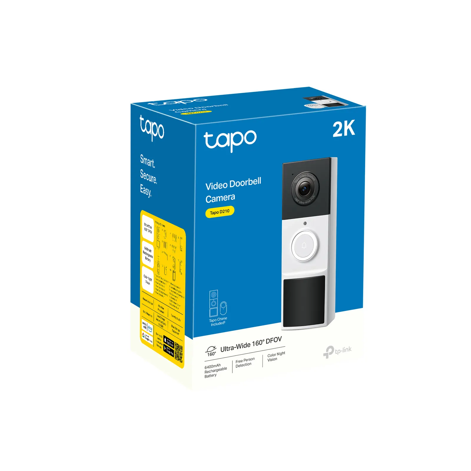 ვიდეოზარი TP-Link Tapo D210 Video Doorbell