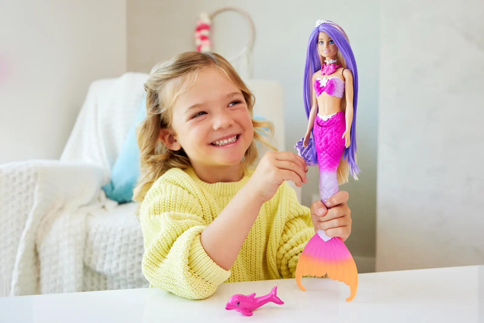 თოჯინა MATTEL Barbie Dreamtopia New Feature Mermaid - Malibu