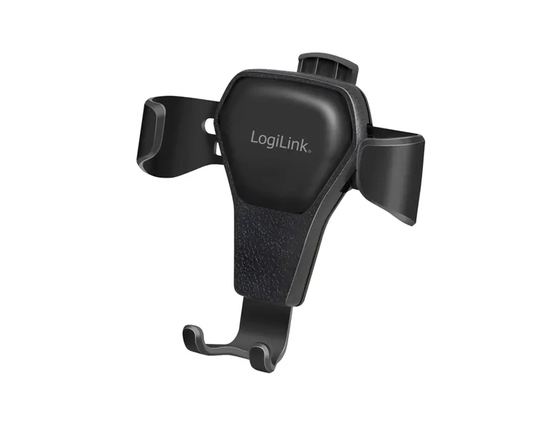 სმარტფონის სამაგრი Logilink AA0164 Smartphone holder for air vents 4-6.5" smartphones Black