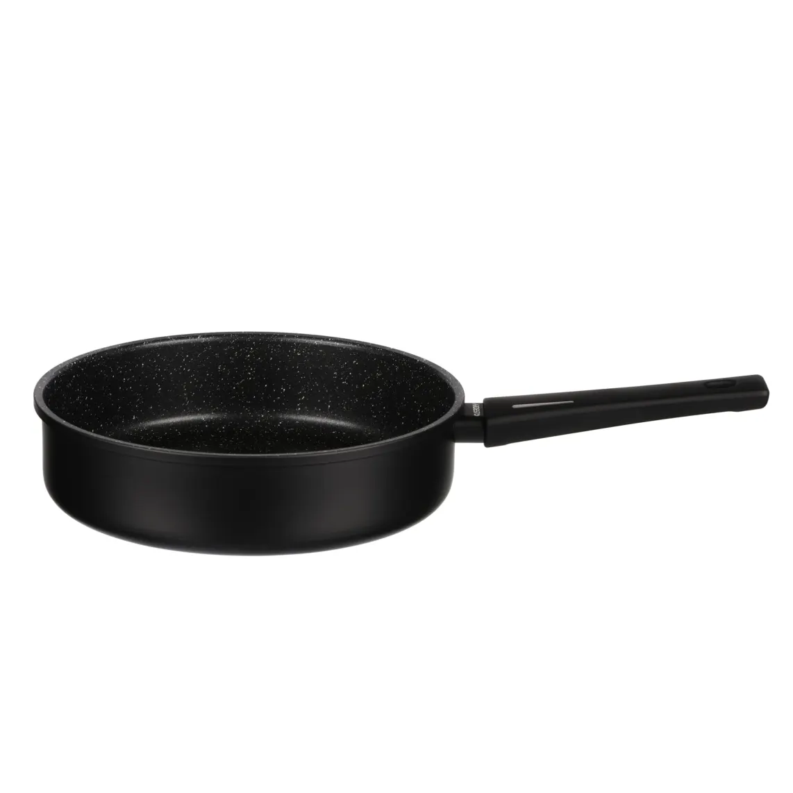 Open deep frypan ARDESTO with lid Gemini Gourmet, 26cm, aluminium, black