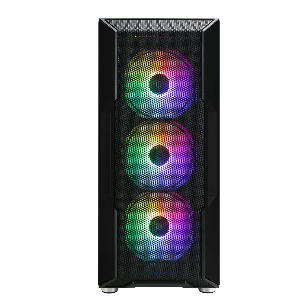 Zalman PC case I3 Neo TG without PSU, 1xUSB3.0, 2xUSB2.0, 4x120mm ARGB, VGA 355mm, LCS ready, TG Side/Front Panel, ATX, black